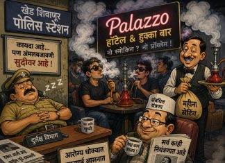 खेड शिवापूर पोलिस स्टेशन हद्दीत “Palazzo हॉटेल”मध्ये अवैध हुक्का बारचा धुरळा; संबंधित यंत्रणांचे दुर्लक्ष की संगनमत?