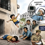 उरुळी कांचन मध्ये तिसऱ्या मजल्यावरून पडून 4 वर्षीय चिमुकल्याचा दुर्दैवी मृत्यू